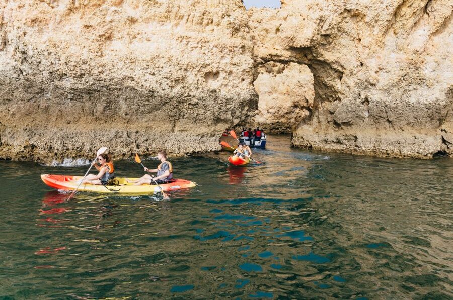 From Lagos: Kayaking and Boat Cave Explorer Tour - The boat ride to Ponta da Piedade