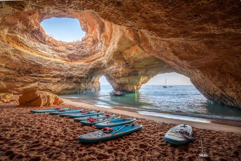 From Lisbon: Algarve, Benagil Sea Cave & Lagos Full-Day Tour - Algar Seco and the strange Boneca Cave