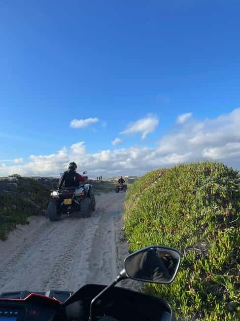 From Lisbon: Atlantic Coast Guided Quad Bike Tour - From Lisbon city streets to Costa da Caparica