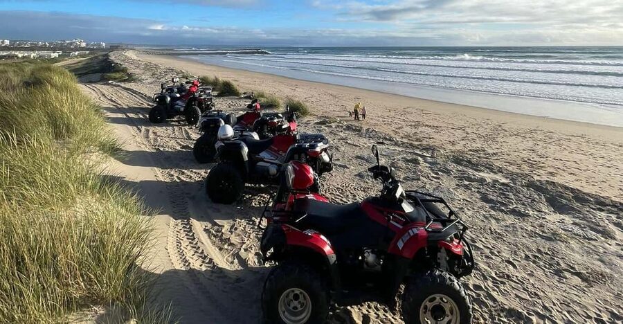 From Lisbon: Atlantic Coast Guided Quad Bike Tour - The Portuguese Grand Canyon and an abandoned waterpark