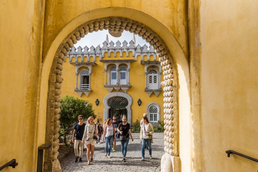 From Lisbon: Best of Sintra and Cascais Guided Day Tour - Inside Pena Palace