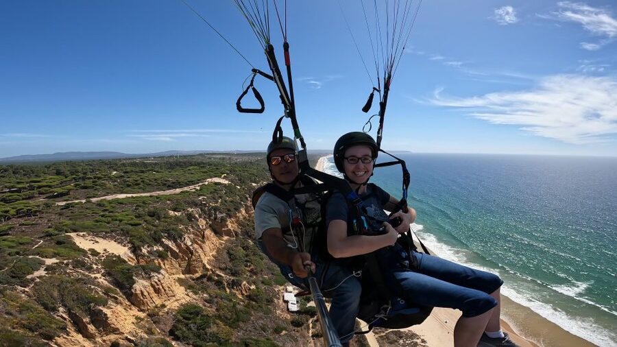 From Lisbon: Paragliding Tandem Flight - Why the pilots matter for first-time flyers