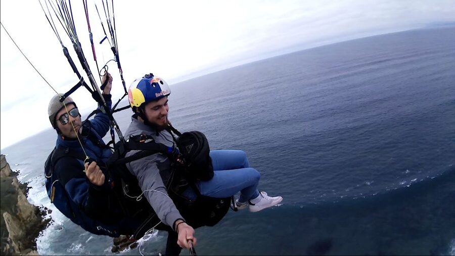 From Lisbon: Paragliding Tandem Flight - The four possible flying areas