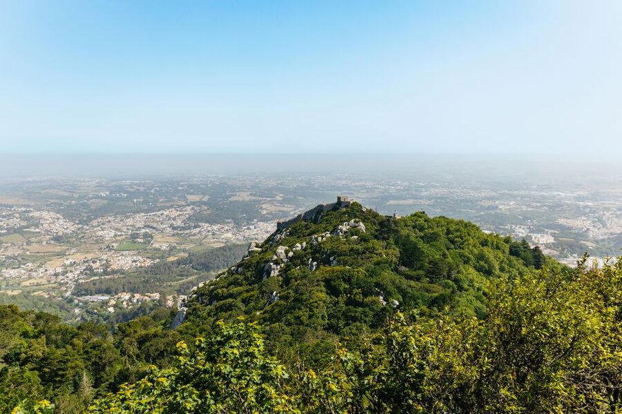 From Lisbon: Sintra & Cascais Small Group Tour with Tickets - Pena Palace and its bright royal style