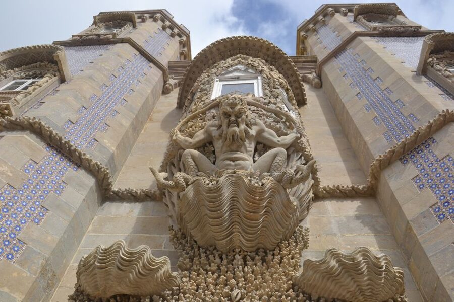From Lisbon: Sintra Pena Palace Cascais 8-People Group Tour - Sintra village and the mountain roads