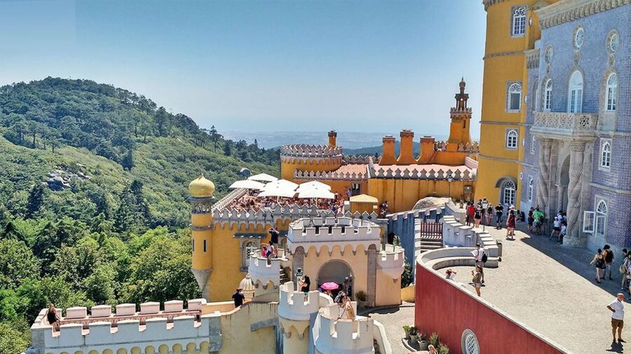 From Lisbon: Sintra Pena Regaleira Roca Cap Cascais Tour - Quinta da Regaleira and its mysterious gardens