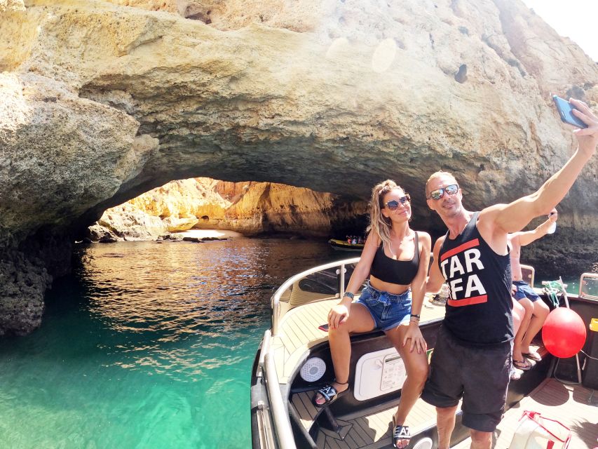 From Portimão: 2-Hour Catamaran Tour to Benagil Caves - The 100-minute cruise along the Algarve coast
