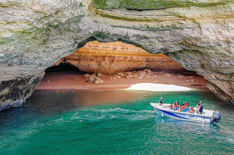From Portimão: Benagil Boat Tour with Local Guide - From Portimão Marina to the open Algarve coast