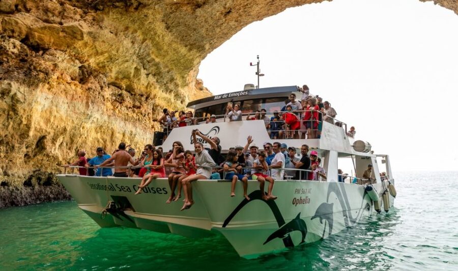 From Portimão: Catamaran Cruise to Benagil Caves with BBQ - What the $82 price really covers