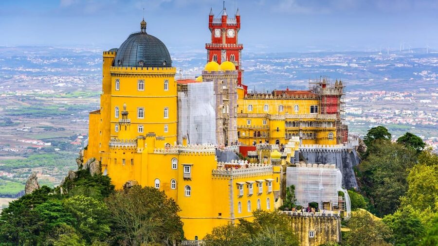 From/To Lisbon: Sintra Hop-on Hop-off Tickets + Audio Guide - Pena Palace and its hilltop views