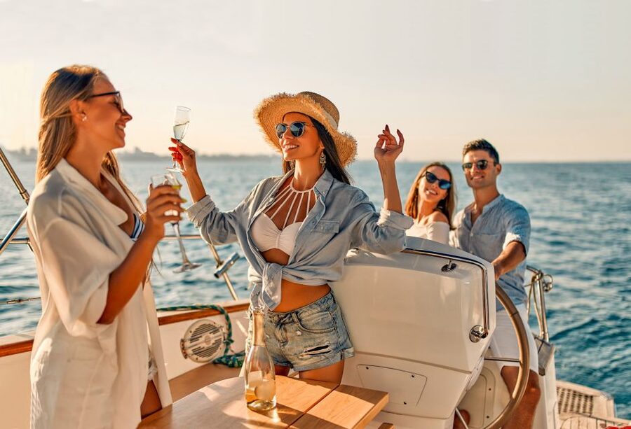 From Vilamoura: Sunset Catamaran Experience - Swimming, Dolphins, and Other Unplanned Moments
