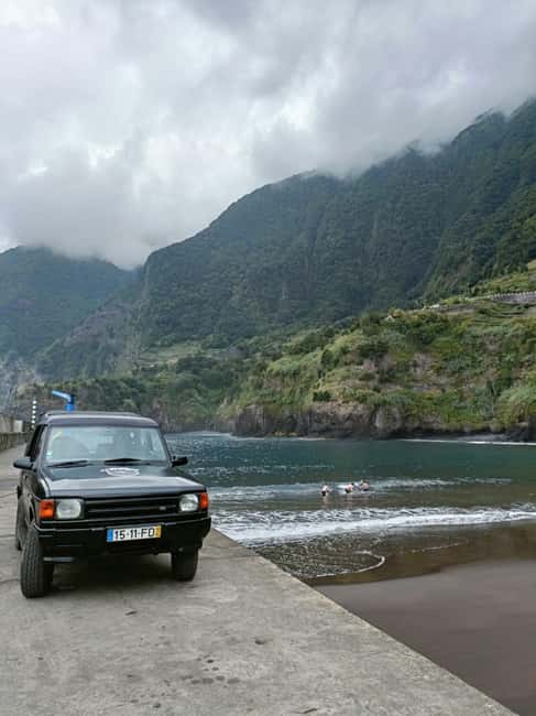 Funchal: 4WD Experience Skywalk to Seixal Porto Moniz, Fanal - Ribeira da Janela adds volcanic rock and open sea