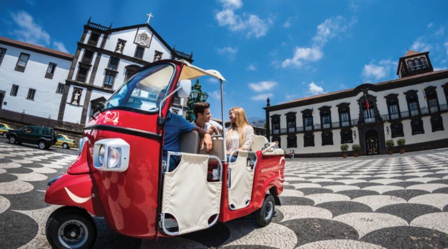 Funchal at Night Private Tour by Tuk Tuk - São Pedro brings a higher, quieter view of the center