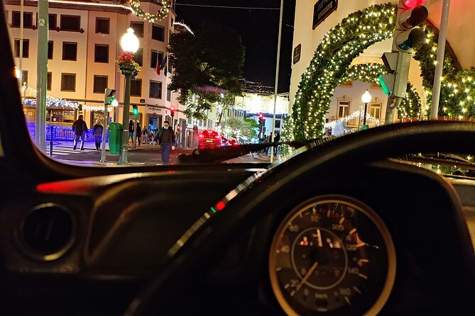 Funchal Christmas lights sightseeing night tour - Old Town streets and the side-street advantage