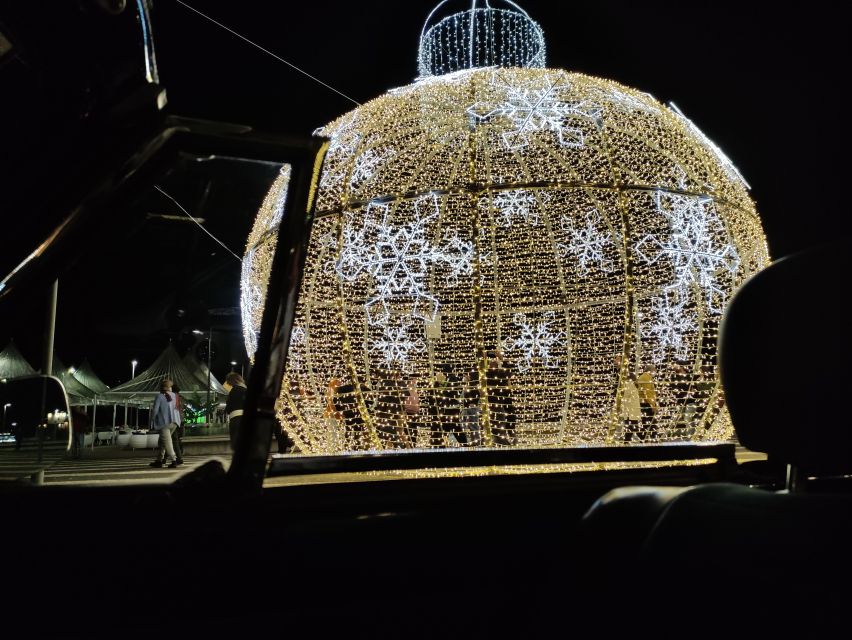 Funchal: Christmas Lights Sightseeing Night Tour - What the driver adds to a private 75-minute ride
