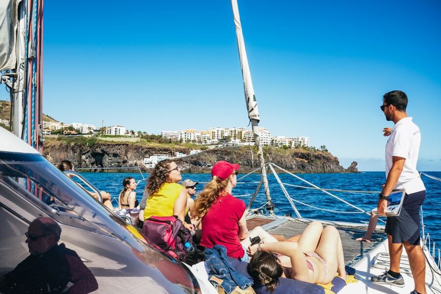 Funchal: Dolphin and Whale Watching by Luxury Catamaran - The return along Madeira’s coast