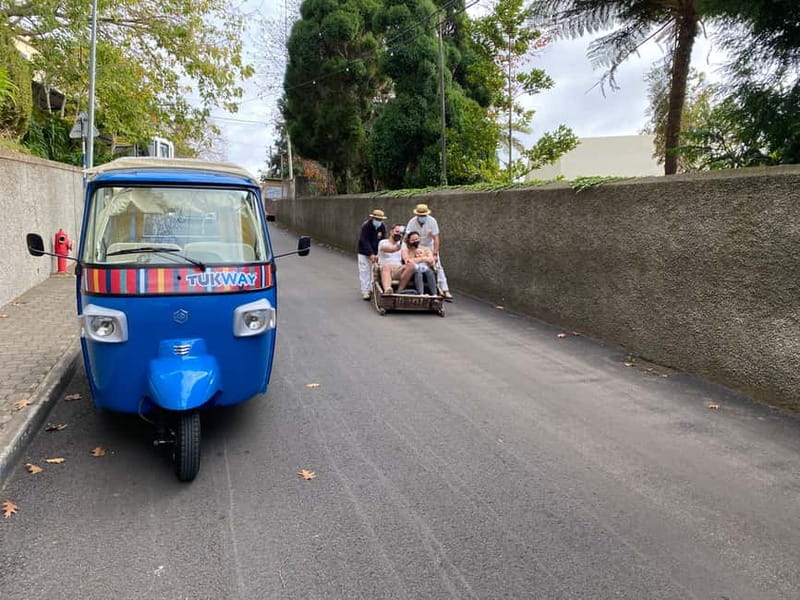Funchal: Toboggan and Old Town Experience with Tukway - The climb to Monte by private tuk tuk