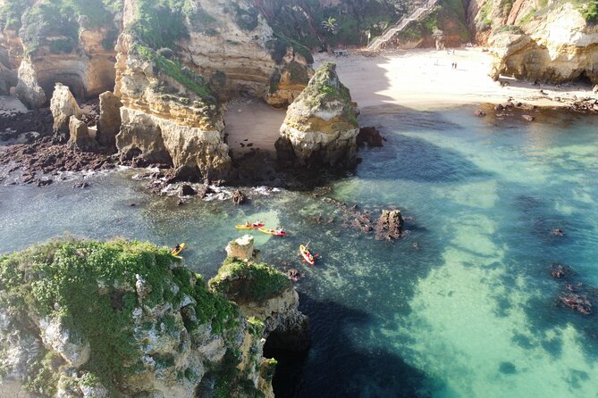 Kayak Experience in Ponta da Piedade - Getting started in a tandem kayak
