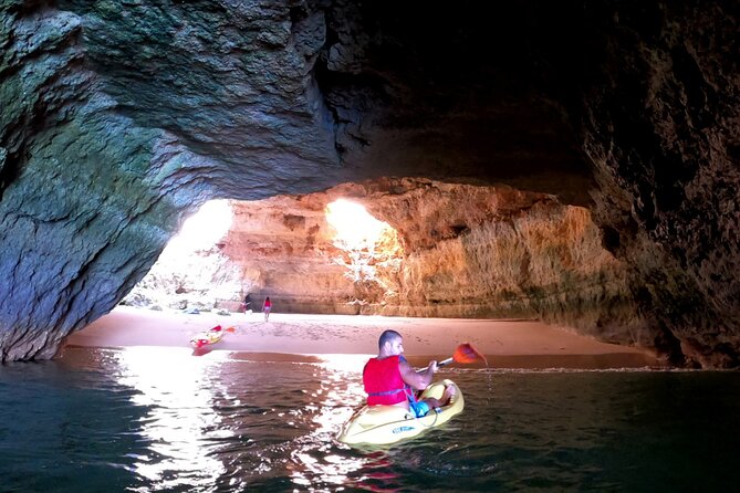 Kayak Tour to Benagil Cave & Marinha Beach - From Portimão - A small group, but not a private experience