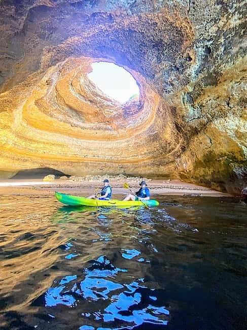 Kayak Tour Unexplored Caves + Benagil Cave - The smaller caves and empty beaches