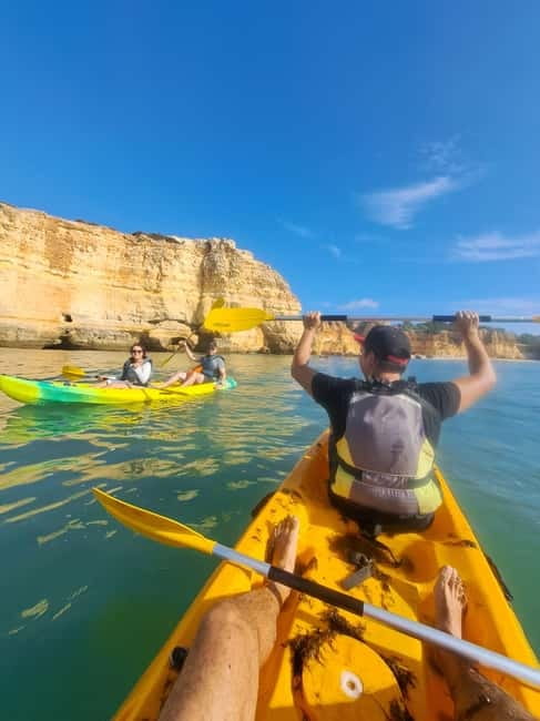 Kayak Tour Unexplored Caves + Benagil Cave - Guides, safety, and the local feel