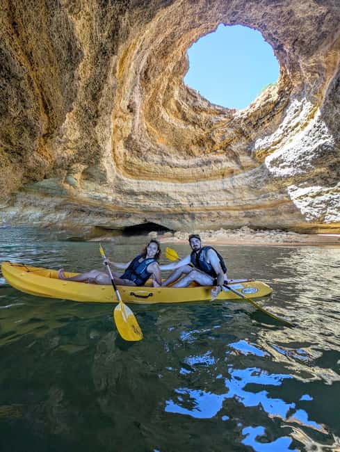 Lagoa: Benagil Caves and Wild Beaches Tour with Local Guide - When sea conditions change the plan