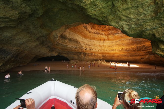 Lagos - Benagil Sea Cave Tour Seafaris - Alfanzina Lighthouse Cave and the cliffs beyond
