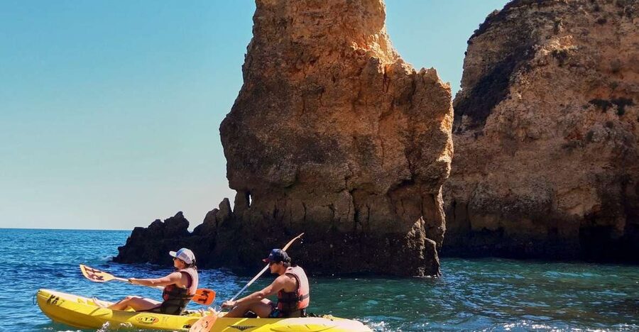 Lagos: Guided Kayak Tour - Starting at Praia de Batata