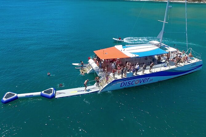 Lagos Half-Day Catamaran Cruise with Lunch - Ponta da Piedade from the water