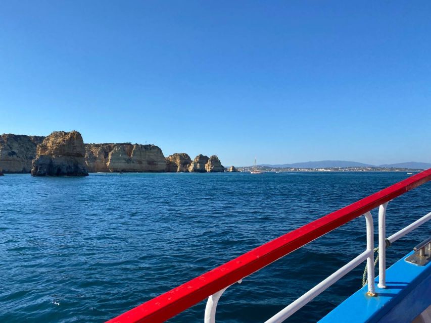 Lagos: Ponta da Piedade Cave and Coastal Tour - The smaller boat and the cave circuit