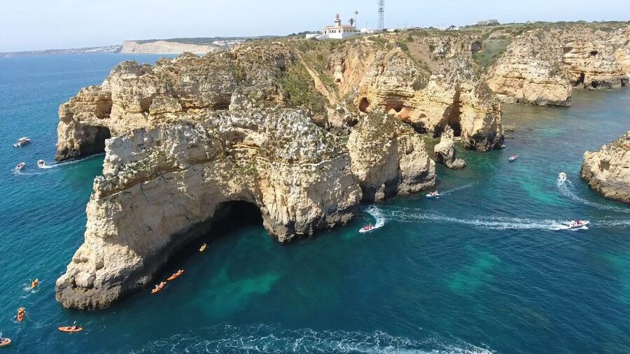 Lagos: Ponta da Piedade Cave and Coastal Tour - Swimming and snorkeling near the coast