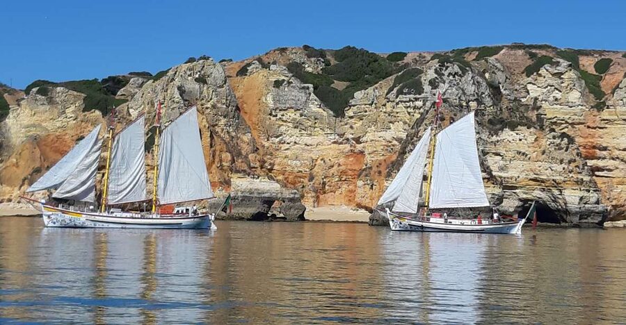 Lagos: Ponta Piedade Sail & Caves Cruise w/Portuguese Tapas - From Lagos Marina to the cliffs of Ponta da Piedade