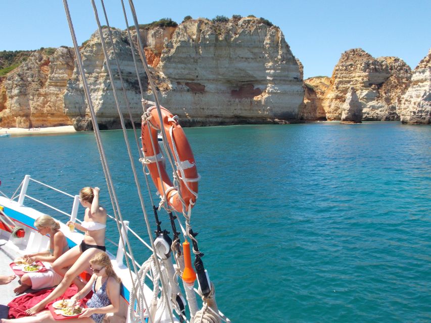 Lagos: Ponta Piedade Sail & Caves Cruise w/Portuguese Tapas - Swimming, sunbathing, and open-ocean conditions