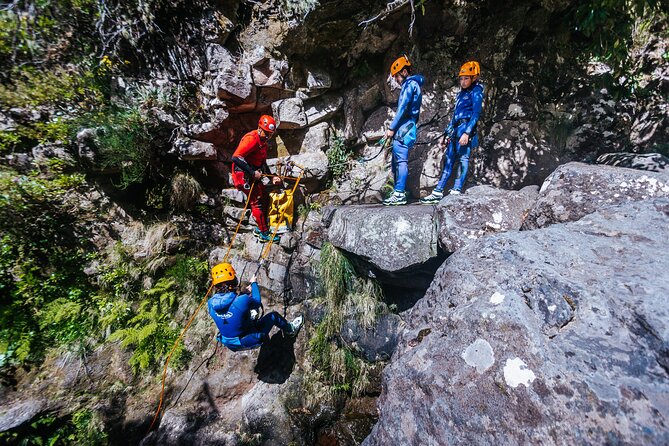 Level 1 - Canyoning For All - Beginner | Funchal - Safety briefing before the first waterfall