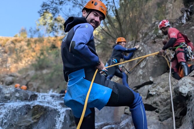 Level 2 - Canyoning Adventure - Intermediate | Funchal - Rappelling the 25-Meter Waterfall
