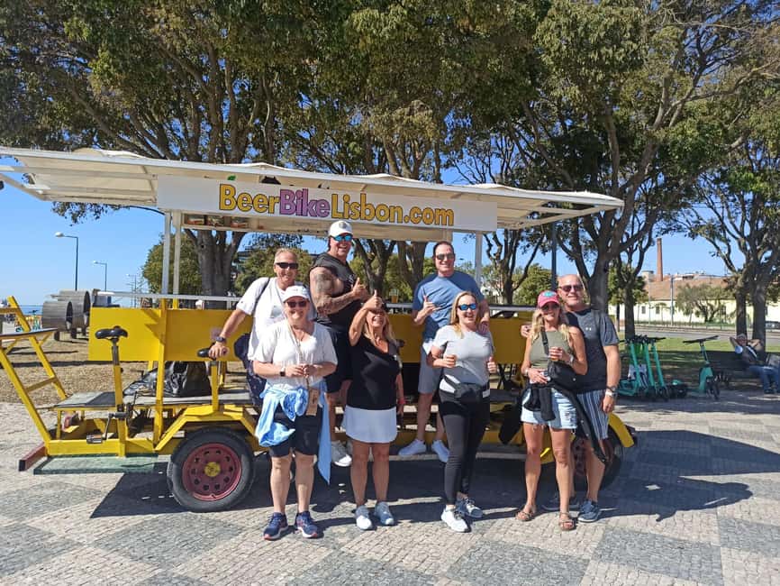 Lisbon: 1-Hour Beer or Sangria Bike Sightseeing Tour - The Tejo River gives you room to look around