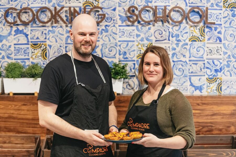 Lisbon: 2-Hour Pastel de Nata Cooking Class - Entering the kitchen at Compadre Cooking School