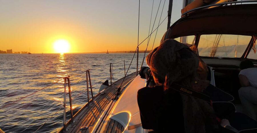 Lisbon: 2-Hour Sunset Sailing Tour on Luxury Sailing Yacht - Boarding at the Discoveries Monument in Belém