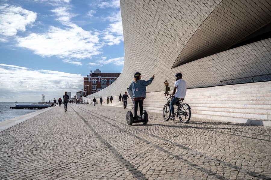 Lisbon: 3-Hour Segway Sailor Tour to Belém - Belém Tower beside the Tagus