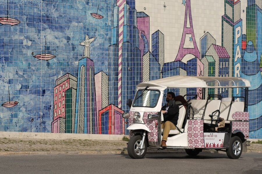 Lisbon: 3-Hour Street Art Tuk Tuk Tour - LX Factory brings the modern side into view