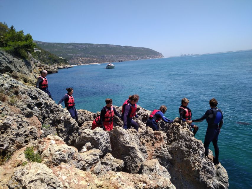 Lisbon: Arrábida Kayak and Coasteering Adventure Tour - Snorkeling near Anicha Island