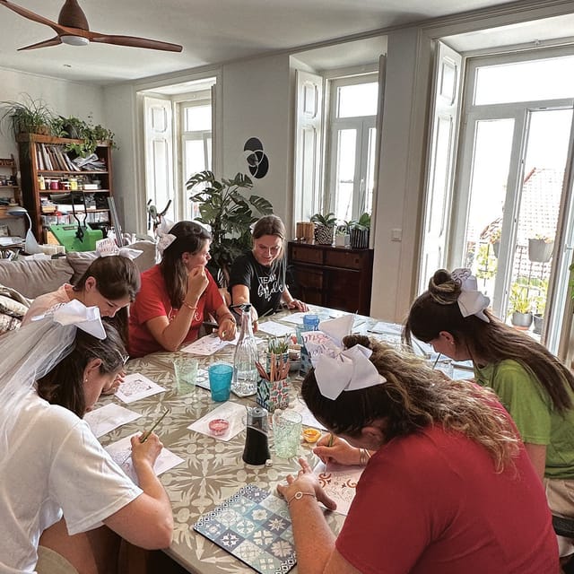 Lisbon: Azulejos' Design Create Your Own Tile Workshop - Building your pattern in three simple stages