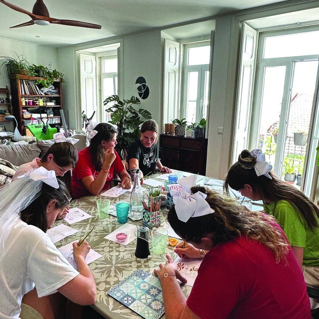Lisbon: Azulejos' Design Create Your Own Tile Workshop - What happens after you finish the drawing