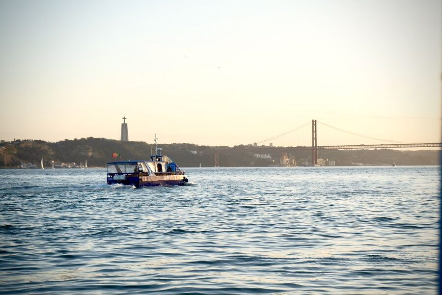 Lisbon: Boat Cruise with Live Fado Performance and a Drink - Looking across to Cacilhas