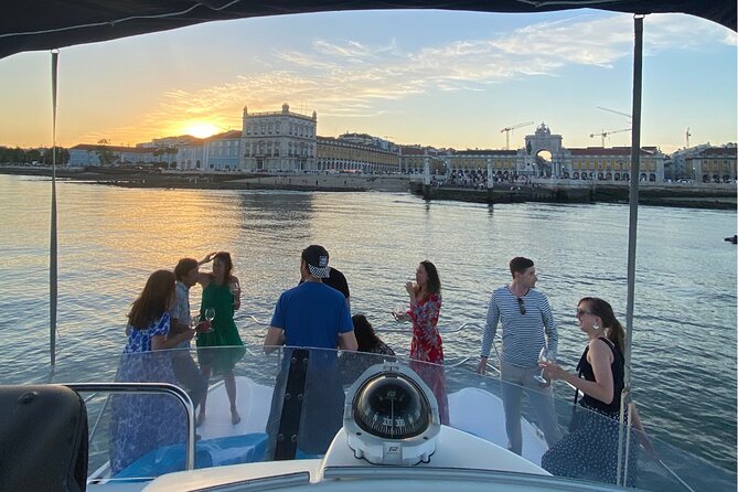 Lisbon: Catamaran Luxury Sunset and Wine Tour - Jerónimos Monastery and the Belém shoreline