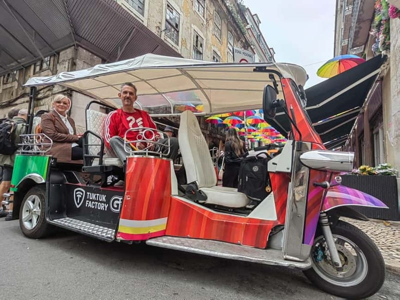 Lisbon: City Highlights Tuk-Tuk Tour with Pickup - Santa Luzia, Portas do Sol, and Alfama