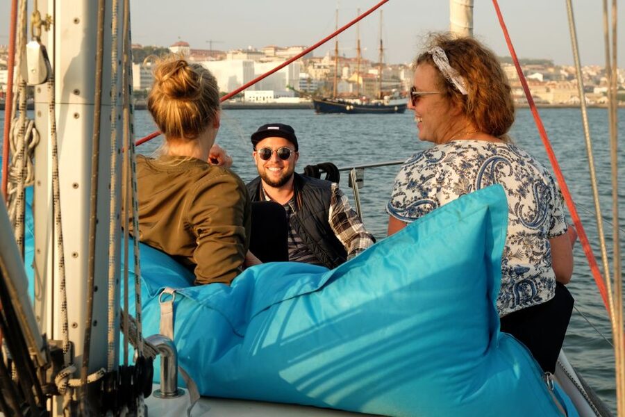 Lisbon: City Skyline Sailboat Cruise with Drink and Snacks - MAAT and Lisbon’s changing waterfront