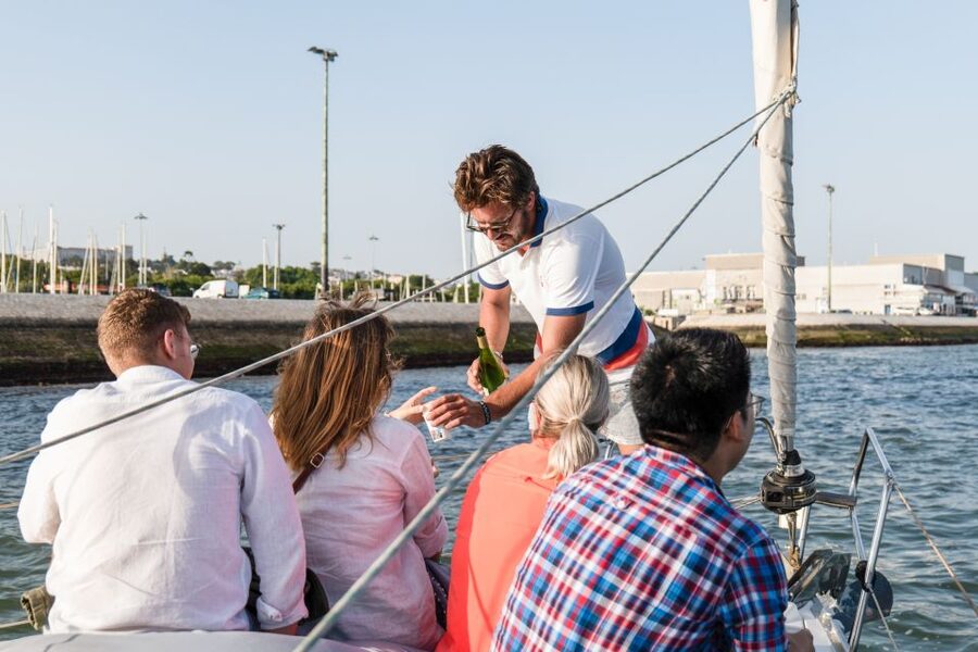 Lisbon: Daytime/Sunset/Night City Sailboat Tour with Drink - Finding the boat at Doca de Belém