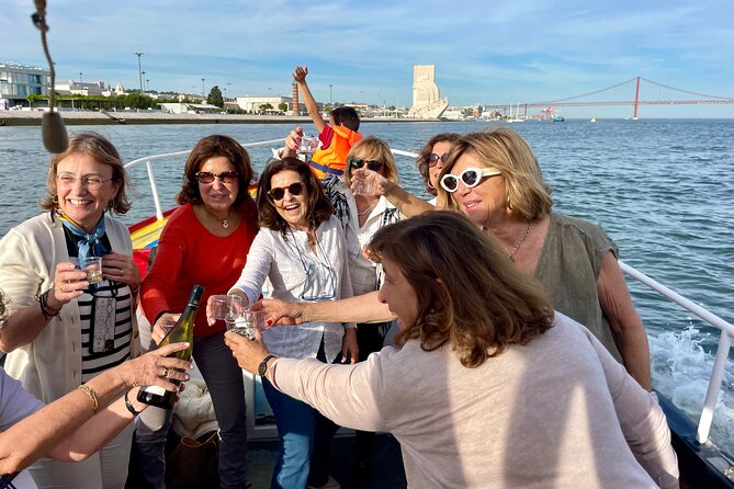 Lisbon Daytime & Sunset Tradicional Boat Tour Sightseeing Cruise - Cristo Rei across the river