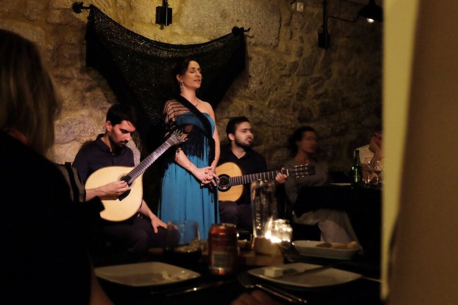 Lisbon: Fado Show and Portuguese Dinner - The short walk through Bairro Alto
